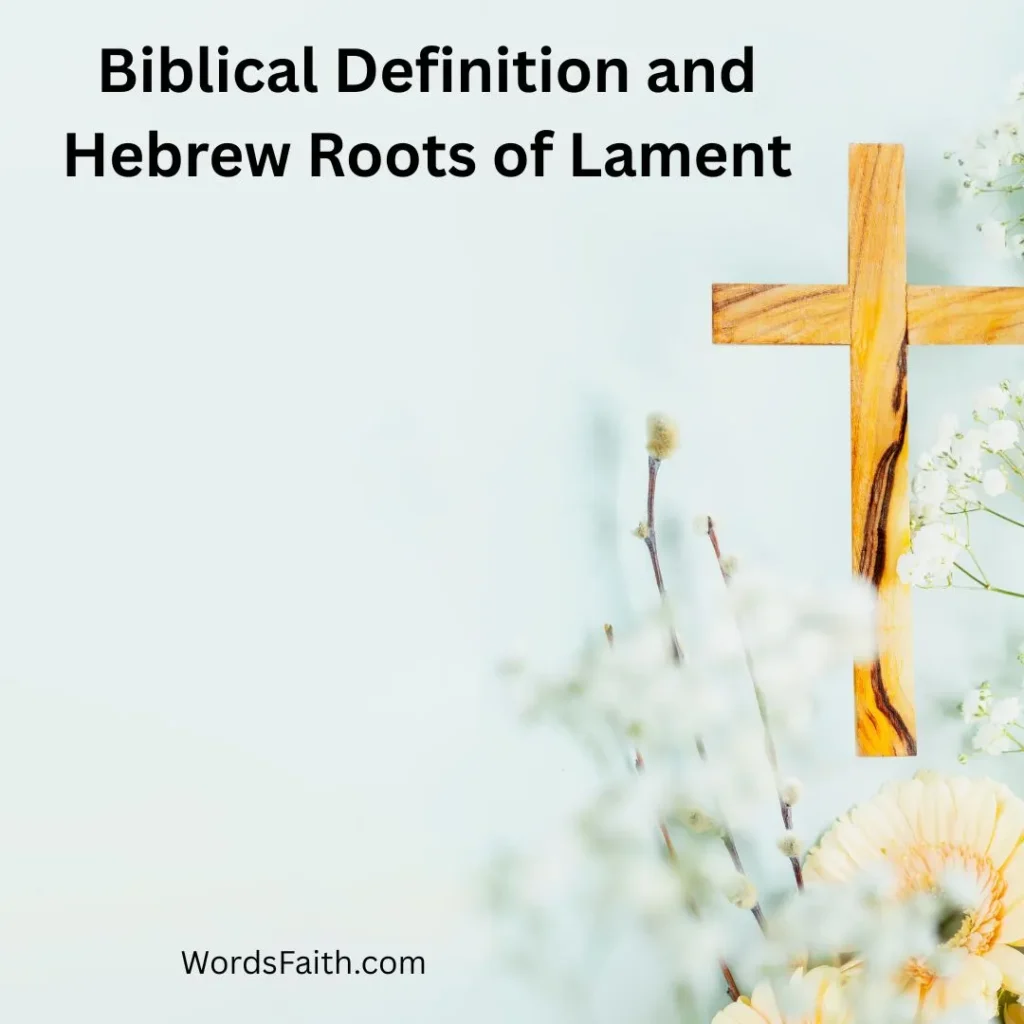 Biblical Definition and Hebrew Roots of Lament