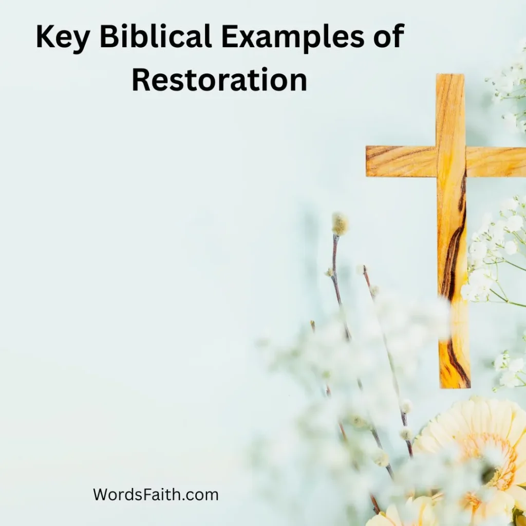 Key Biblical Examples of Restoration