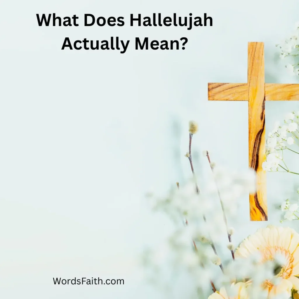 What Does Hallelujah Actually Mean?