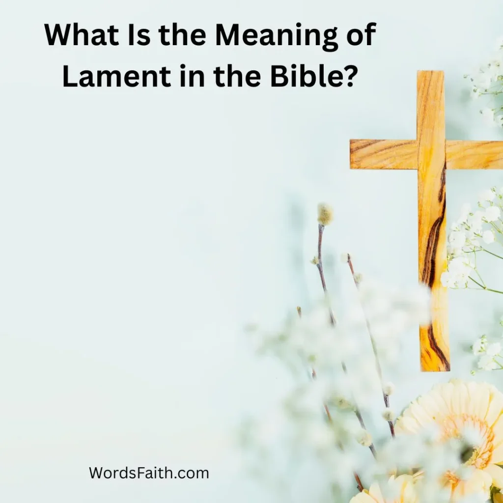 What Is the Meaning of Lament in the Bible?