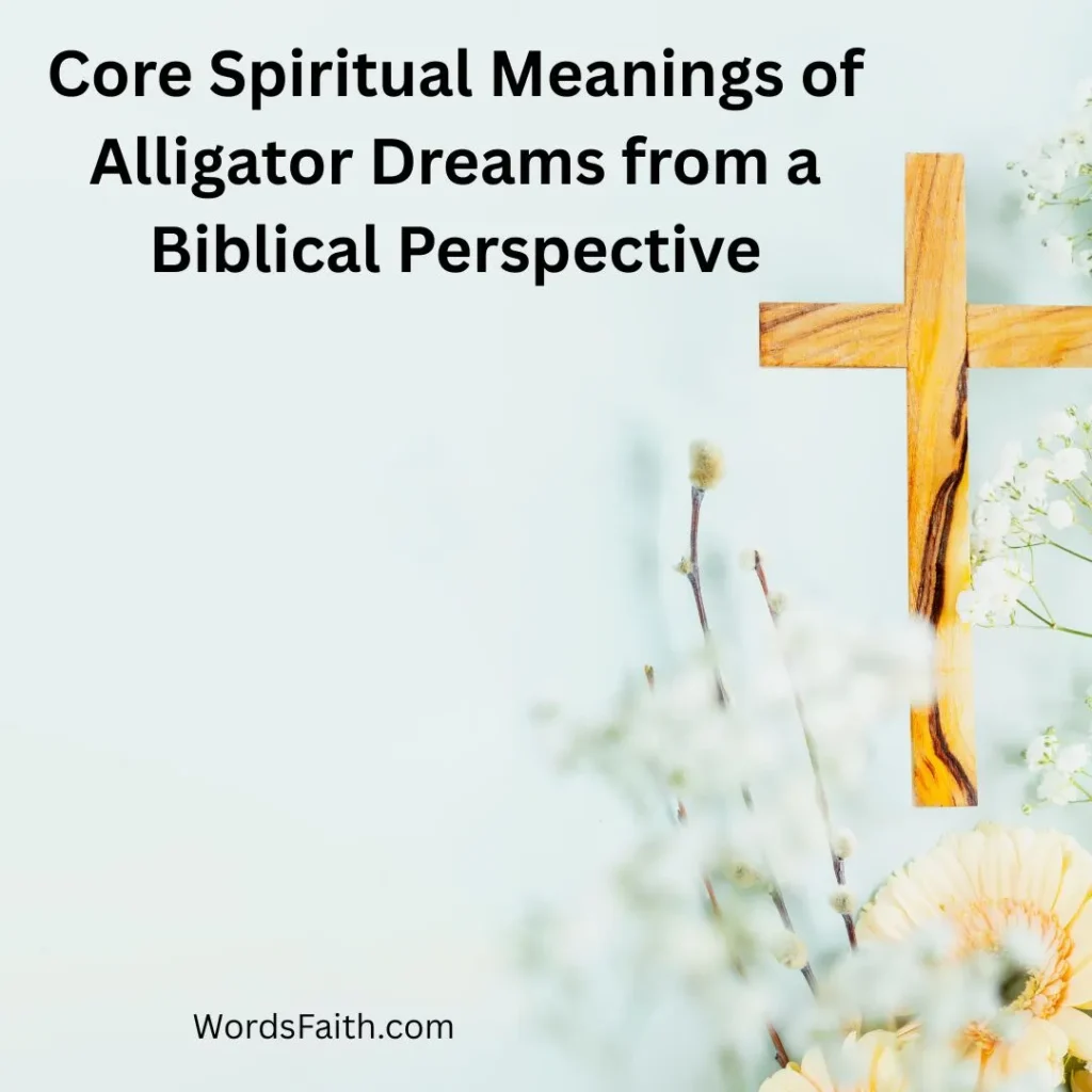 Core Spiritual Meanings of Alligator Dreams from a Biblical Perspective