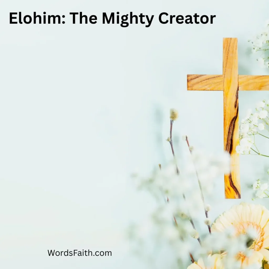Elohim: The Mighty Creator