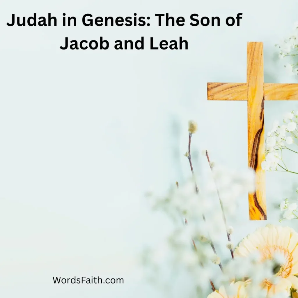 Judah in Genesis: The Son of Jacob and Leah