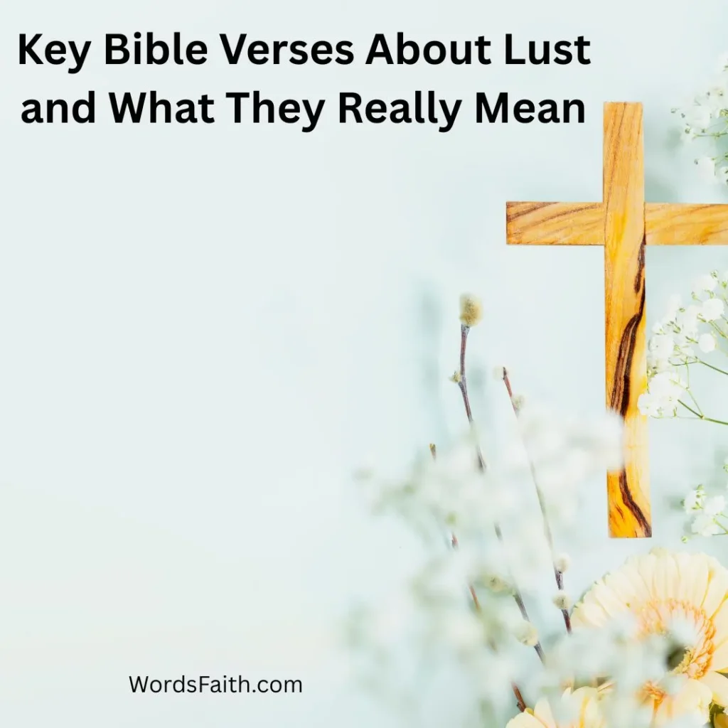 Key Bible Verses About Lust and What They Really Mean