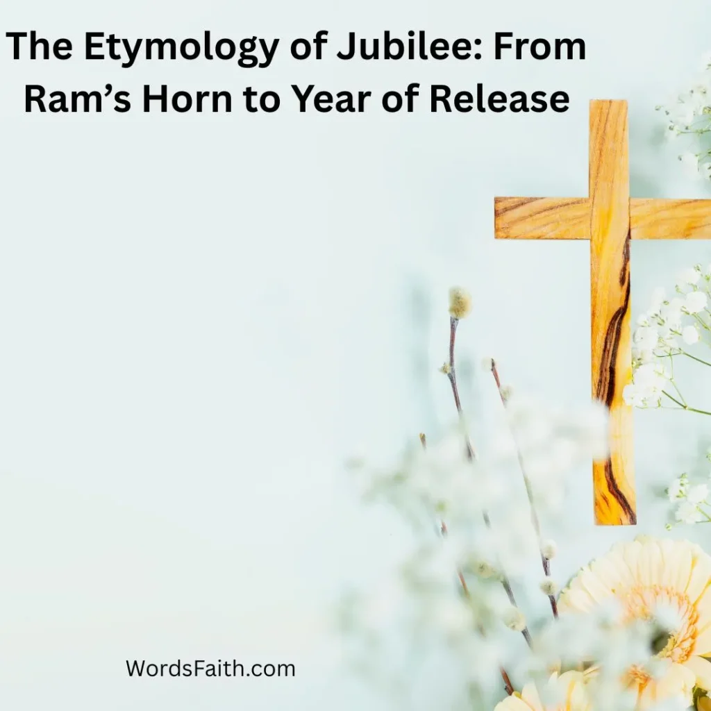 The Etymology of Jubilee: From Ram’s Horn to Year of Release