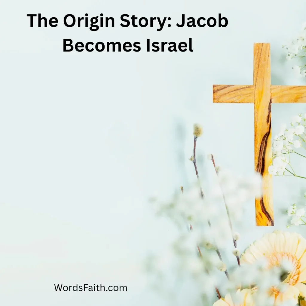 The Origin Story: Jacob Becomes Israel