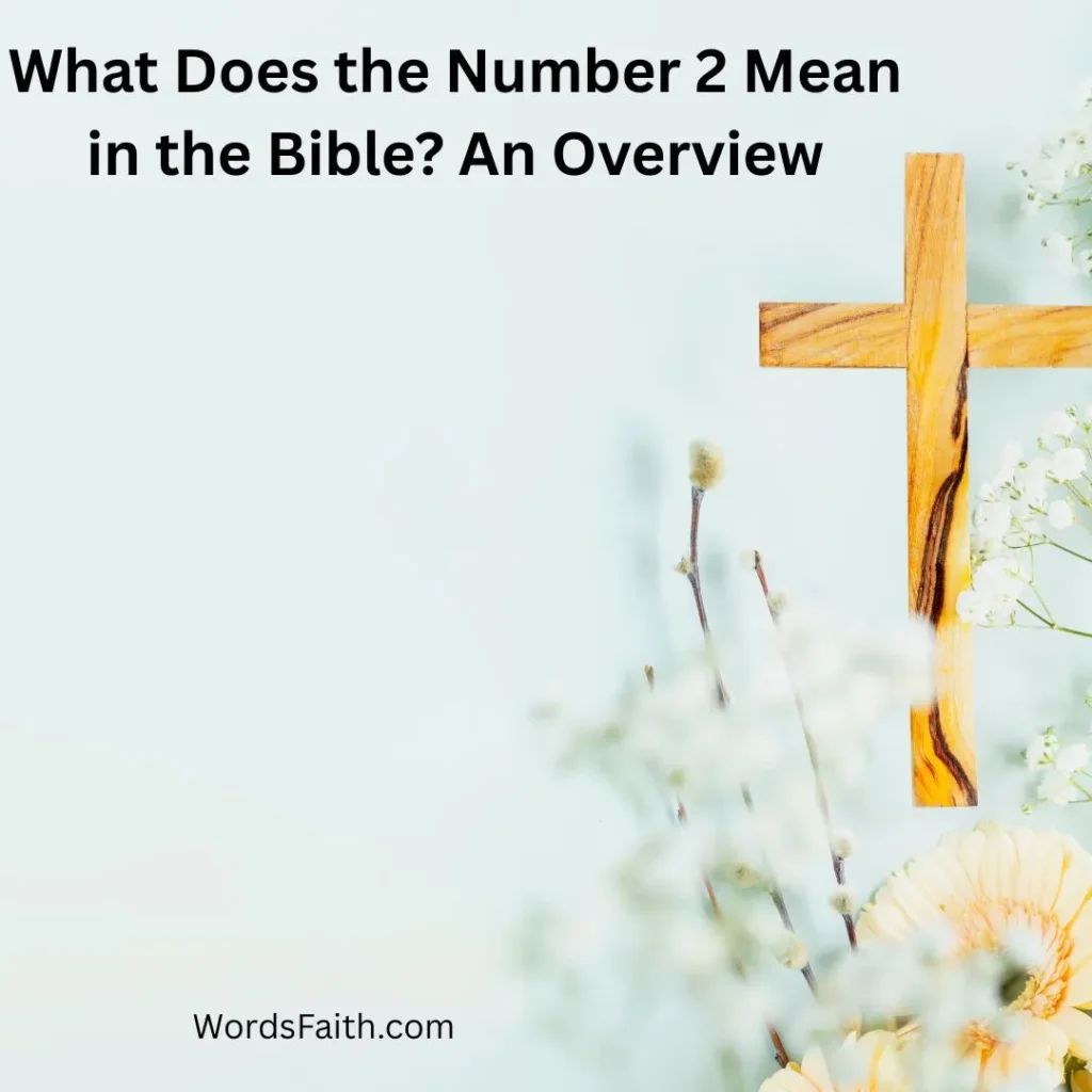 What Does the Number 2 Mean in the Bible? An Overview