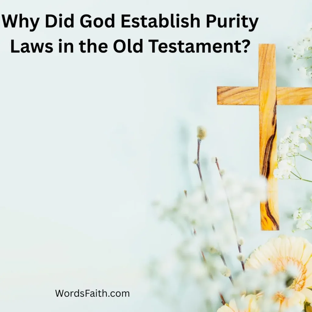 Why Did God Establish Purity Laws in the Old Testament?