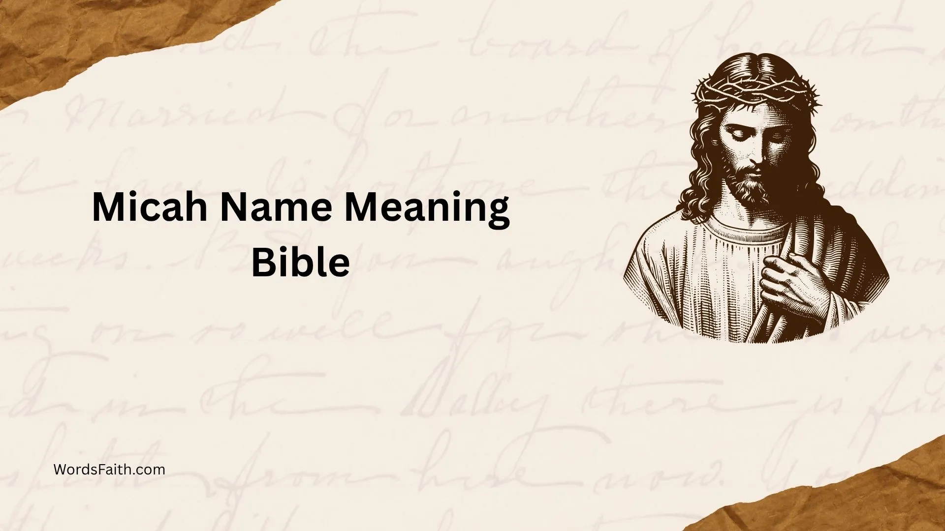 Micah Name Meaning Bible