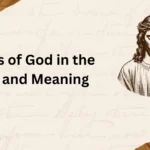 Names of God in the Bible and Meaning