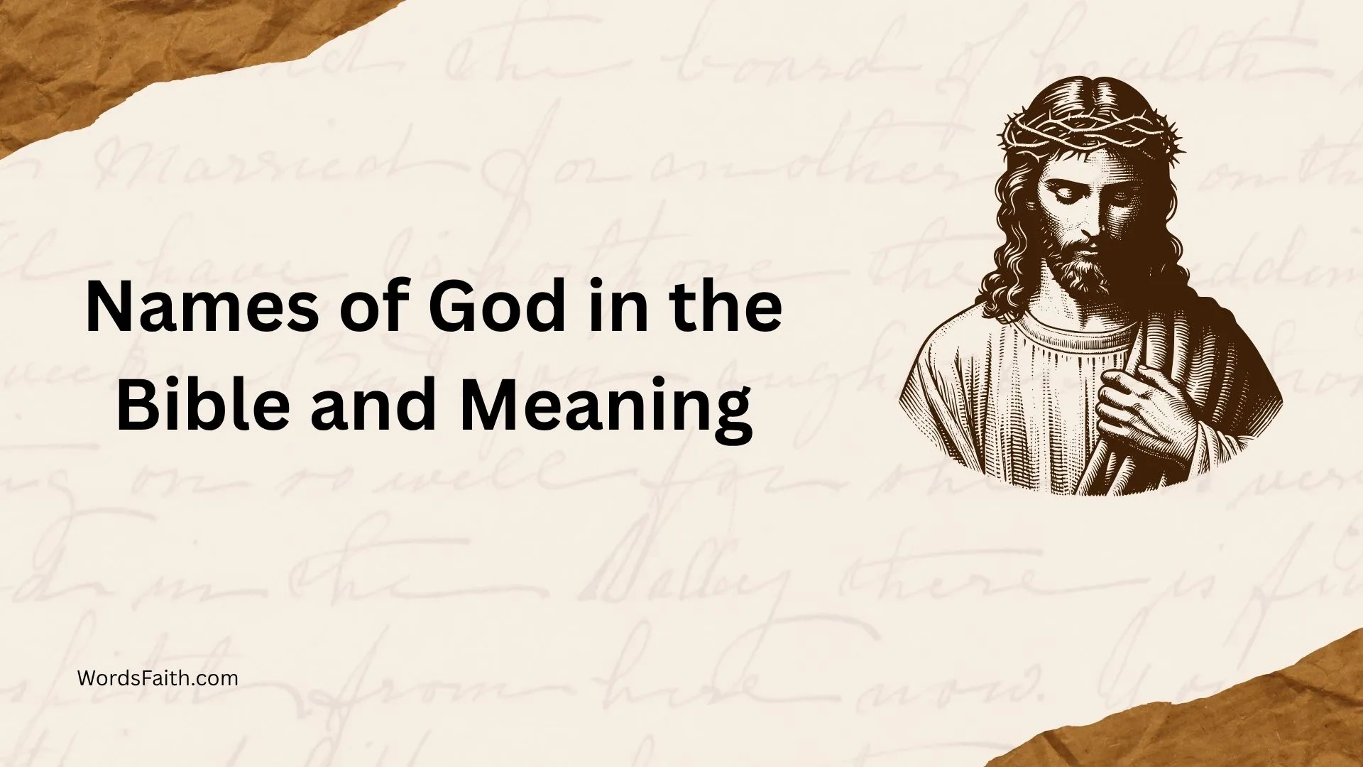 Names of God in the Bible and Meaning